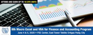 Macro Excel and VBA for Finance and Accounting